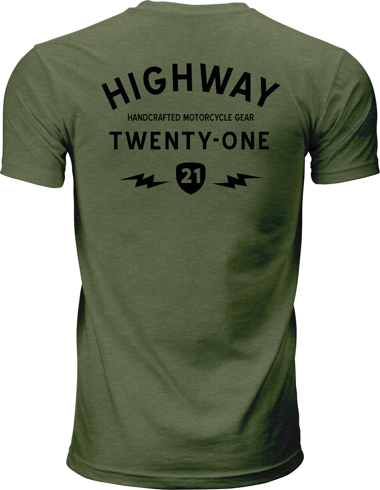 HIGHWAY 21 Halliwell Tee Green Lg 489-1930L
