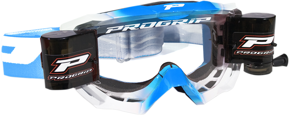 Gafas PRO GRIP Venom Roll Off - Azul claro/Blanco PZ3200ROAZBI 