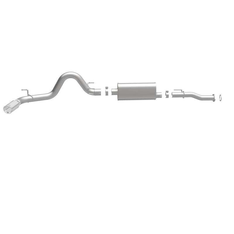 MagnaFlow Cat-Back 2016 Toyota Tacoma 3.5L V6 SS 3in Single Pass Side Exit Rear 4in Tip 19291