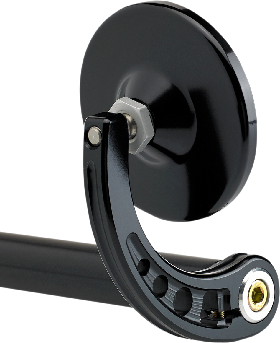 JOKER MACHINE Bar-End Mirror - Black 09-313-CB