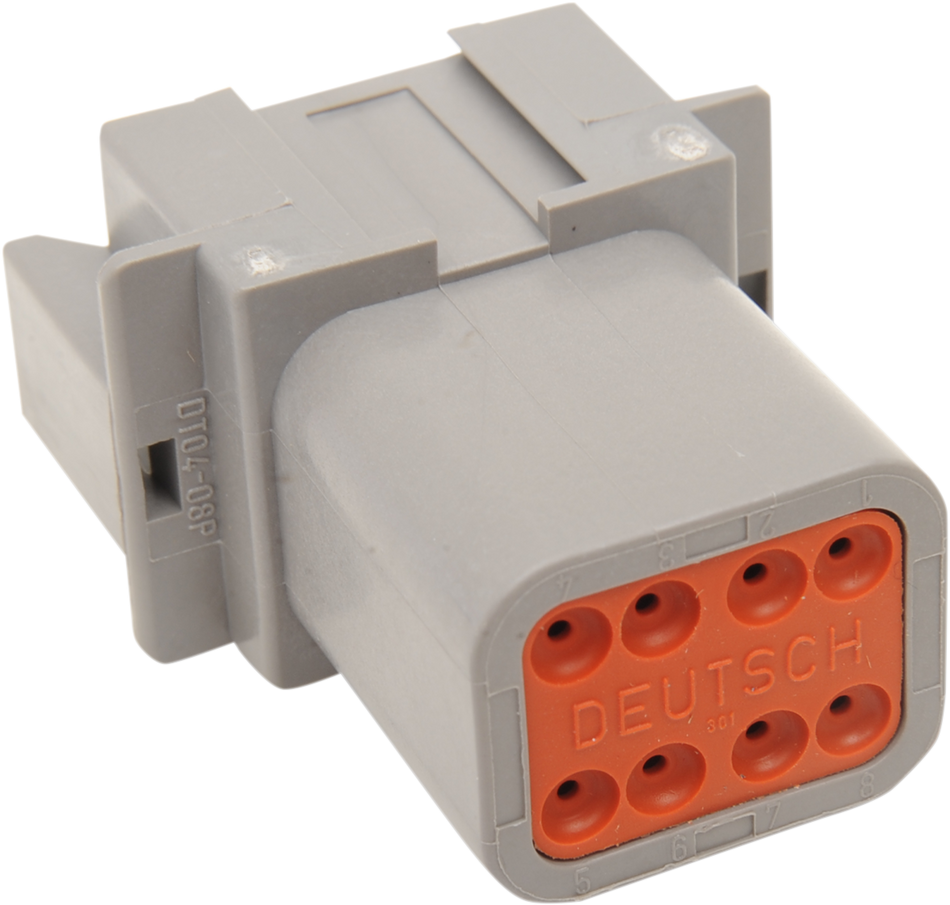 NAMZ Deutsch Receptacle - 8 Pin - Gray DR-8G