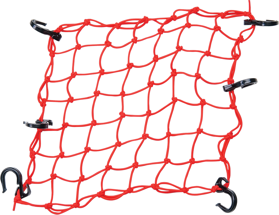 POWERTYE MFG. Adjustable Cargo Net - Red 50151