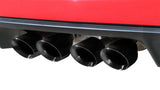 Corsa Black Xtreme Axle-Back Exhaust w/Dual Black 3.5in Tips 09-13 Chevrolet Corvette C6 6.2L V8 14470BLK