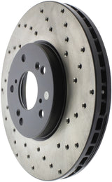 StopTech 99-08 Acura TL (STD Caliber) / 01-03 CL / 04-09 TSX Cross Drilled Left Front Rotor 128.40046L