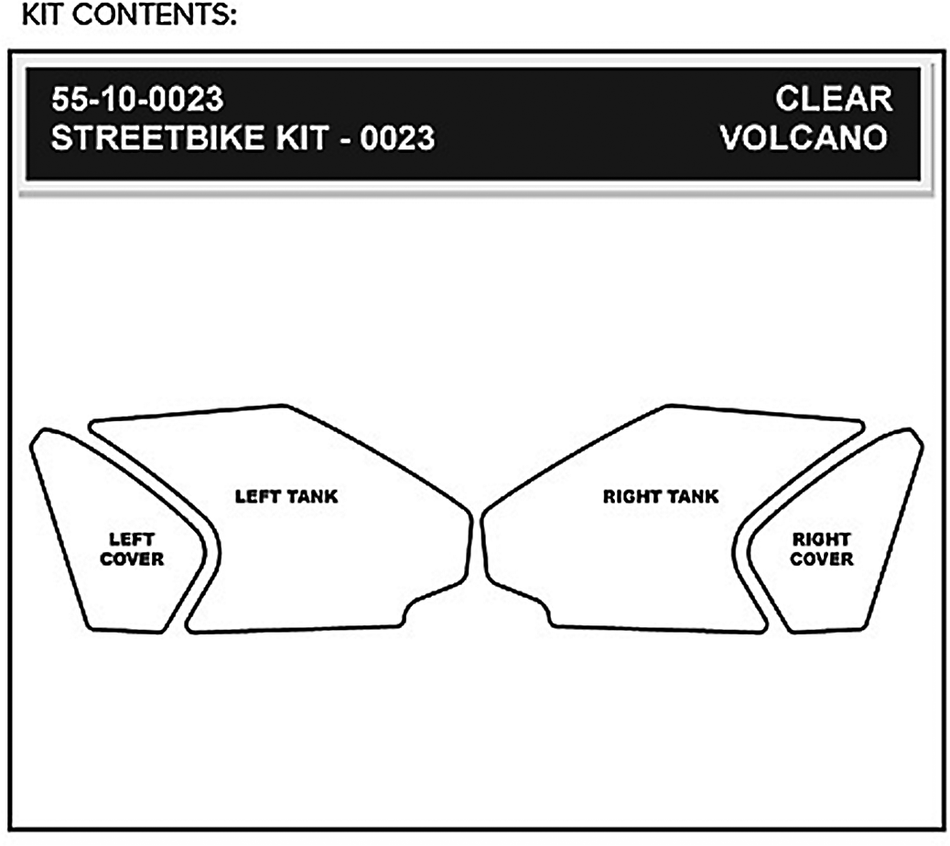 STOMPGRIP Traction Kit - Clear - Honda 55-10-0023H