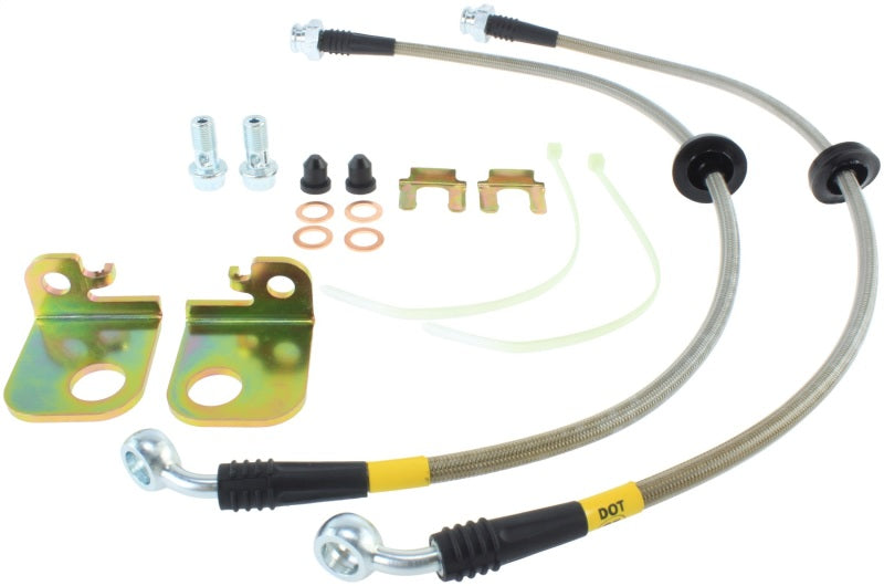 StopTech 04-06 Pontiac GTO Stainless Steel Front Brake Line Kit 950.62004