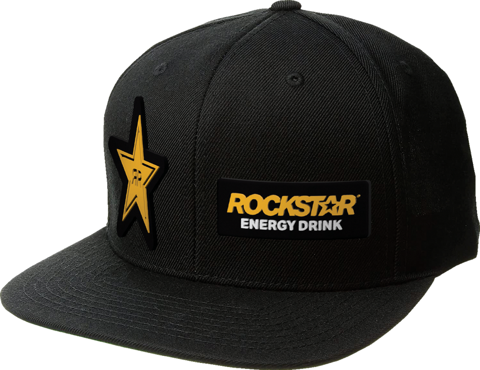 FACTORY EFFEX Rockstar Team Snapback Hat - Black 26-86620