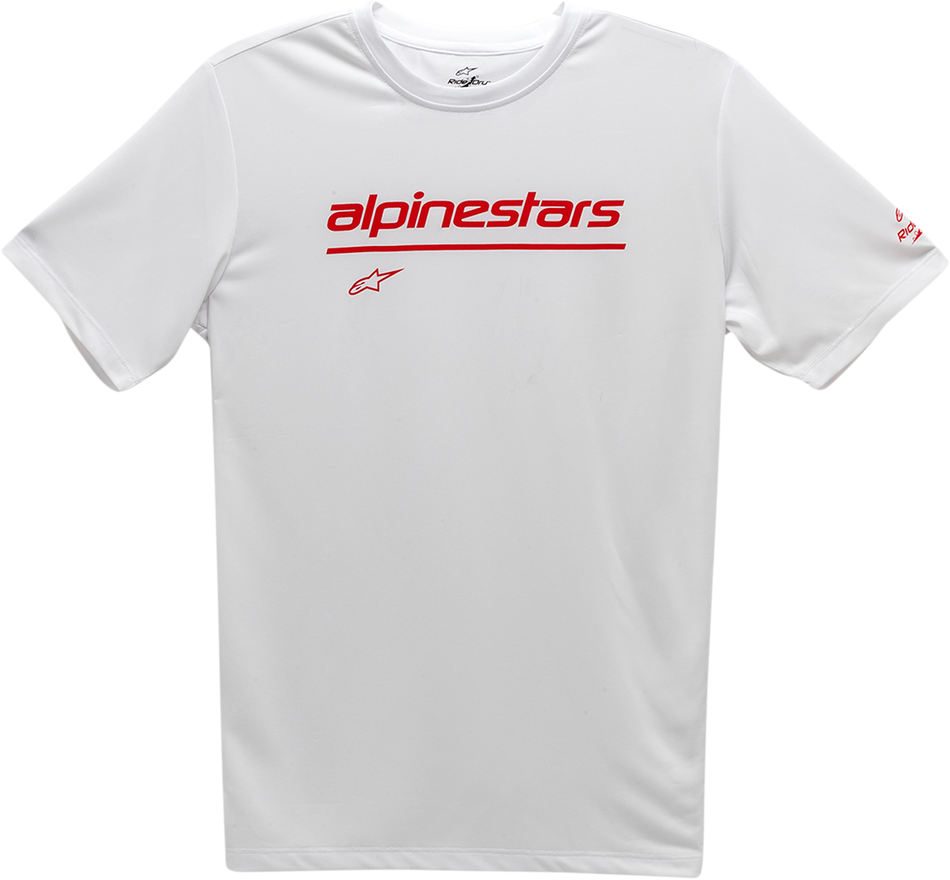 ALPINESTARS Tech Line Up Performance T-Shirt - White - XL 121173800020XL