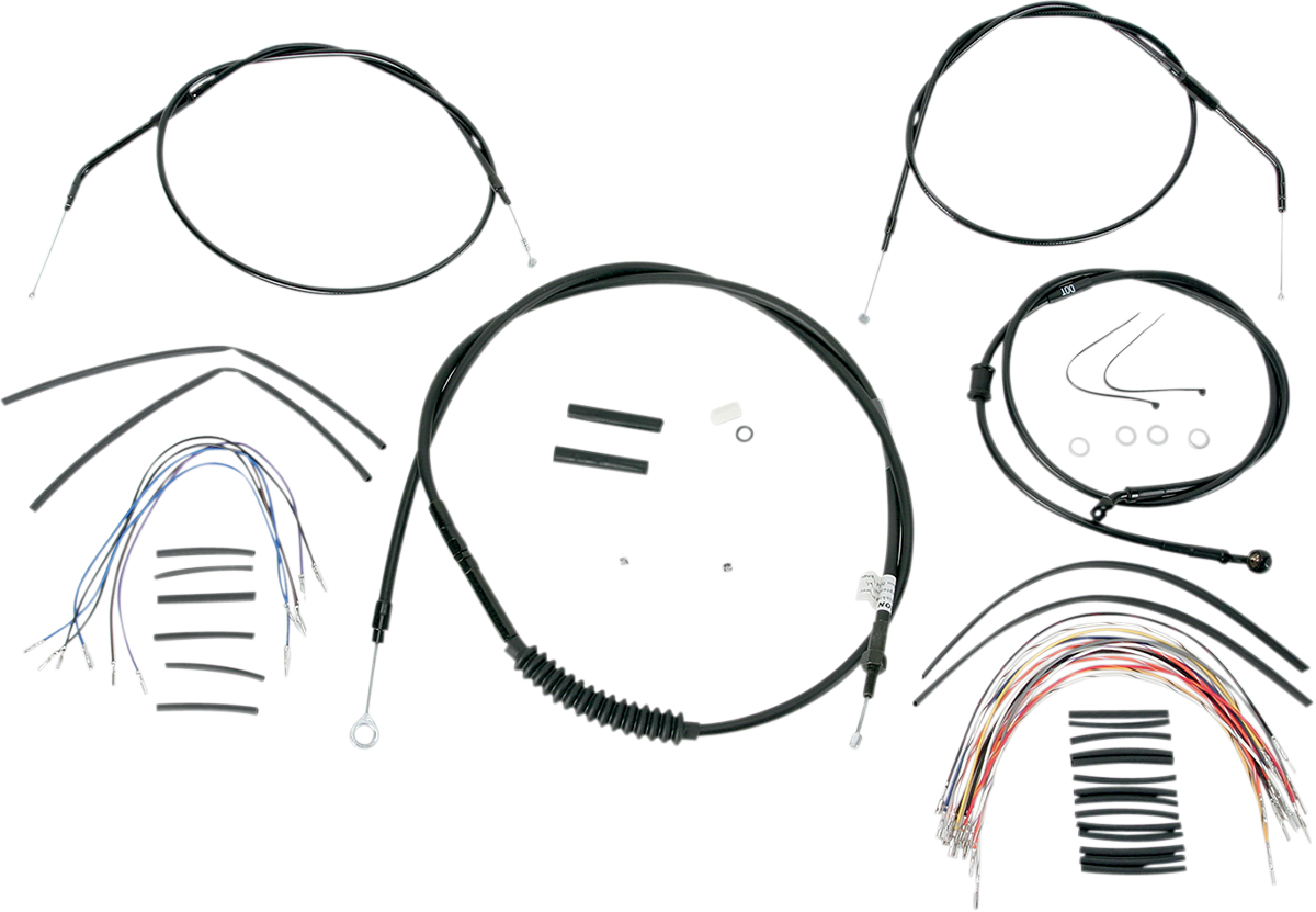 BURLY BRAND Control Kit - 12" Ape Hanger Handlebars B30-1008