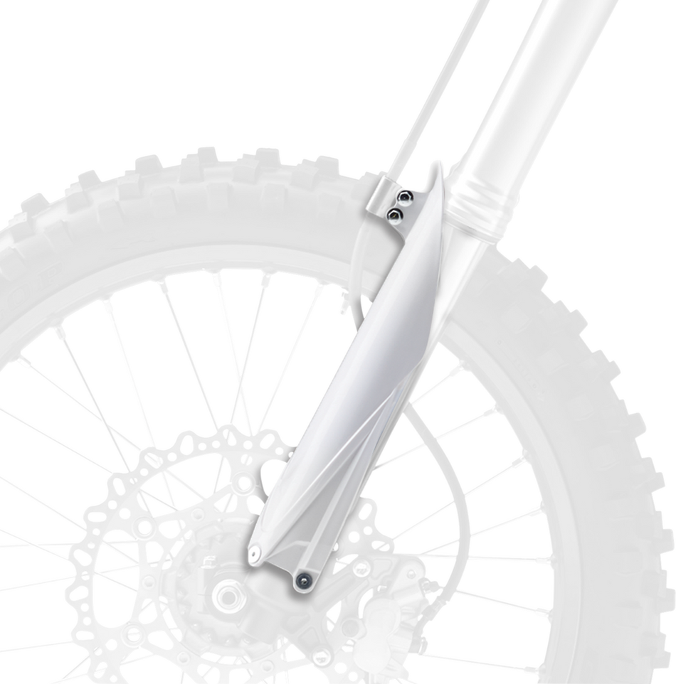 POLISPORT Fork Guard Cover WHITE YZ/YZF 2010-2022 8352000001