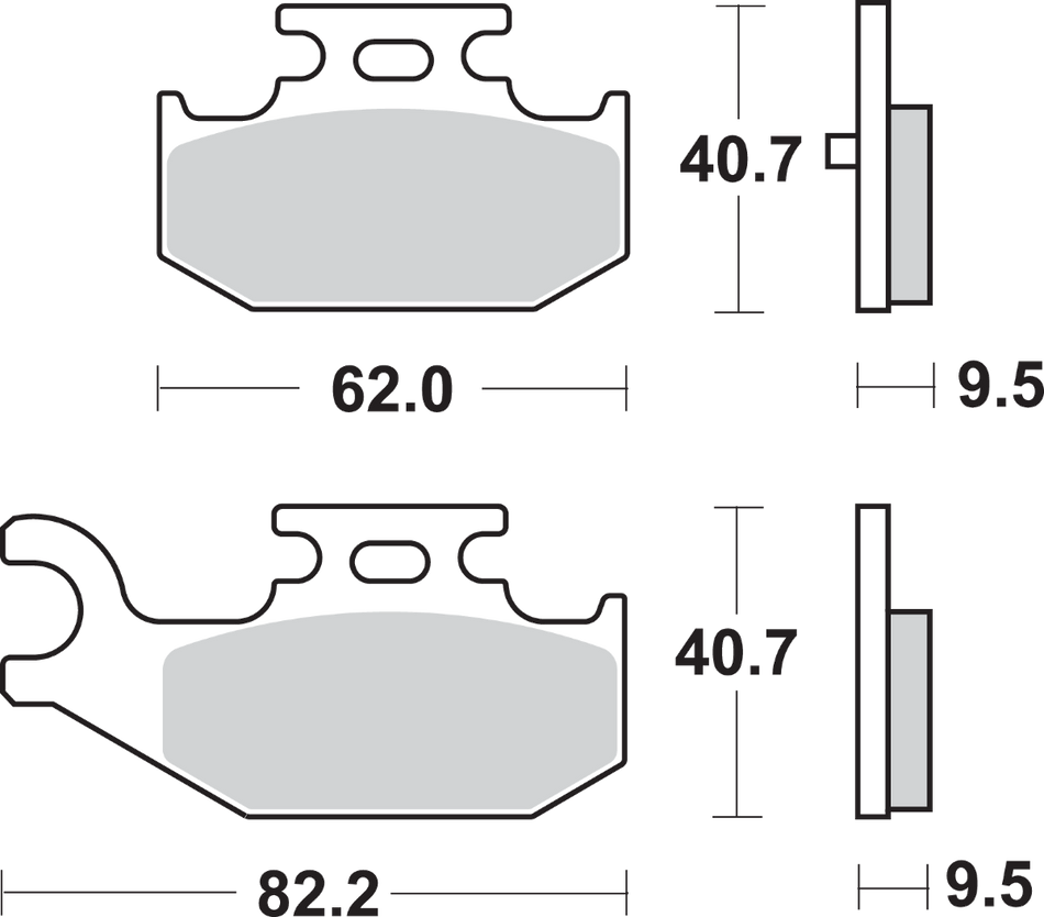 SBS Off-Road Sintered Brake Pads 816SI