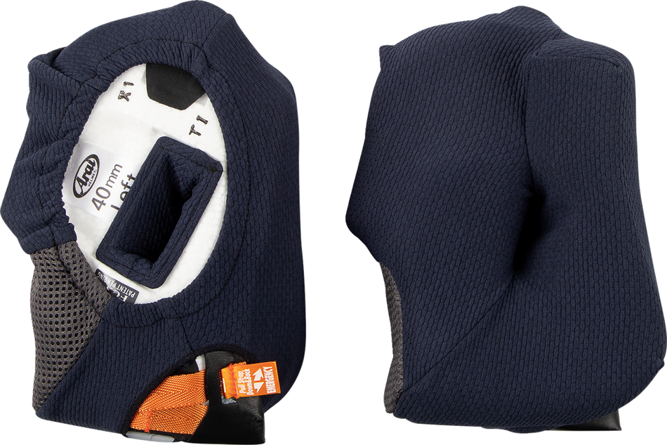 ARAI Corsair-X/Quantum-X/Signet-X Cheek Pads - 40 mm 05-5703