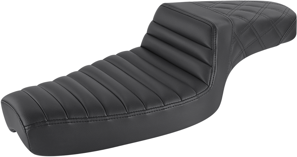 Asiento elevador para SILLÍN - Tuck-n-Roll delantero/cosido de celosía trasero - Negro 879-03-176