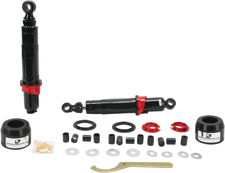 PROGRESSIVE SUSPENSION O/R Shock - 13-Series - Black - 16.5" 13-1241B