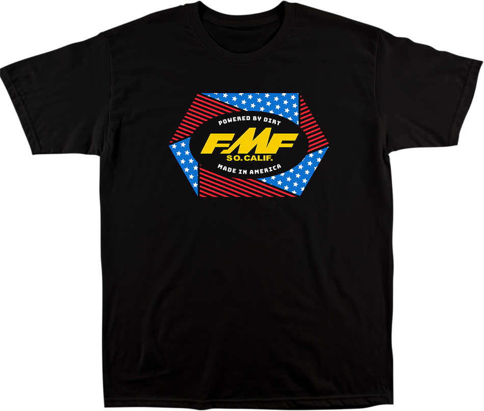 FMF Geometry T-Shirt - Black - Large SU21118901BKLG 3030-20693