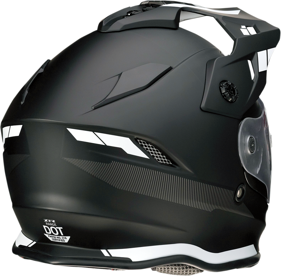 Z1R Range Helmet - Uptake - Black/White - Small 0140-0008