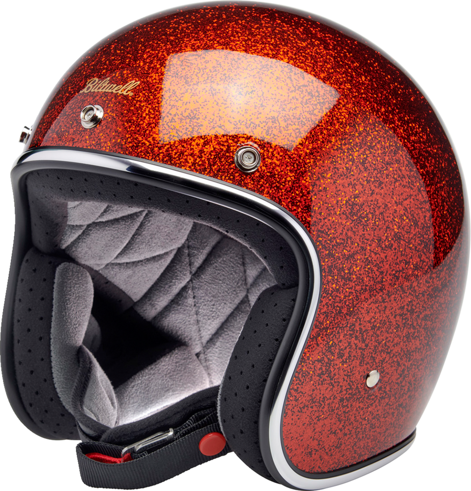 BILTWELL Bonanza Helmet - Rootbeer Megaflake - XL 1001-457-205