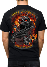 LETHAL THREAT T-Shirt „Hell Was Full“ – Schwarz – Größe L LT20901L