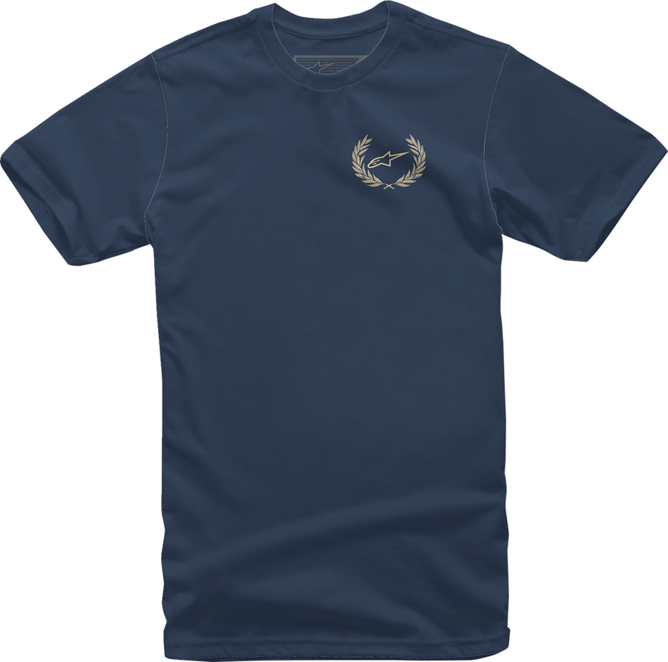 ALPINESTARS Wreath T-Shirt - Navy - Medium 12137258070M