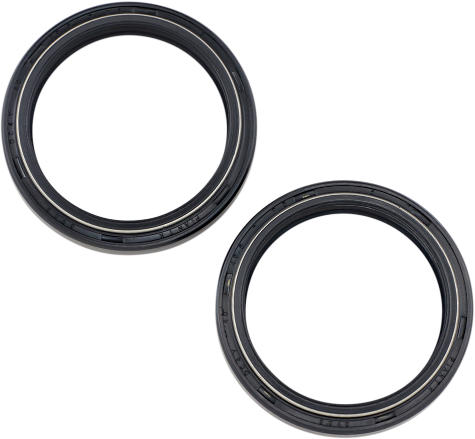 Parts Unlimited Fork Seals - 40 Mm Id X 49.5 Mm Od X 7/9.5 Mm T Pup40fork455065