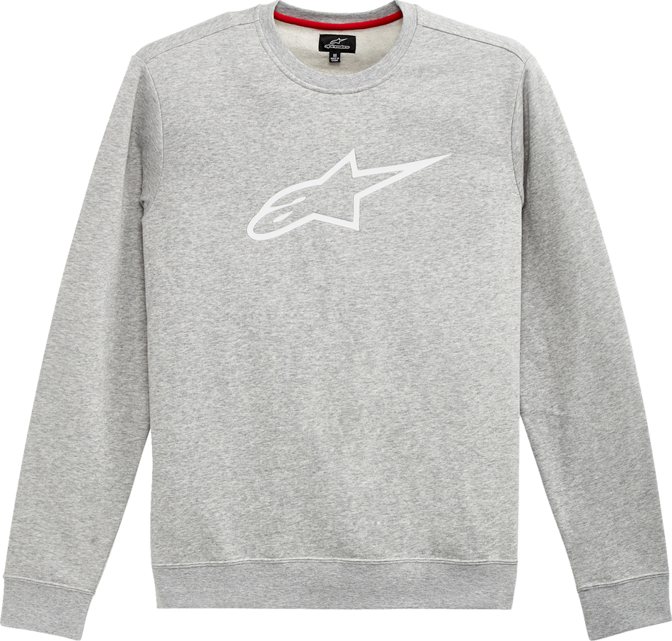 ALPINESTARS Ageless Crew Fleece - Heather Gray/White - XL 1212513221126XL