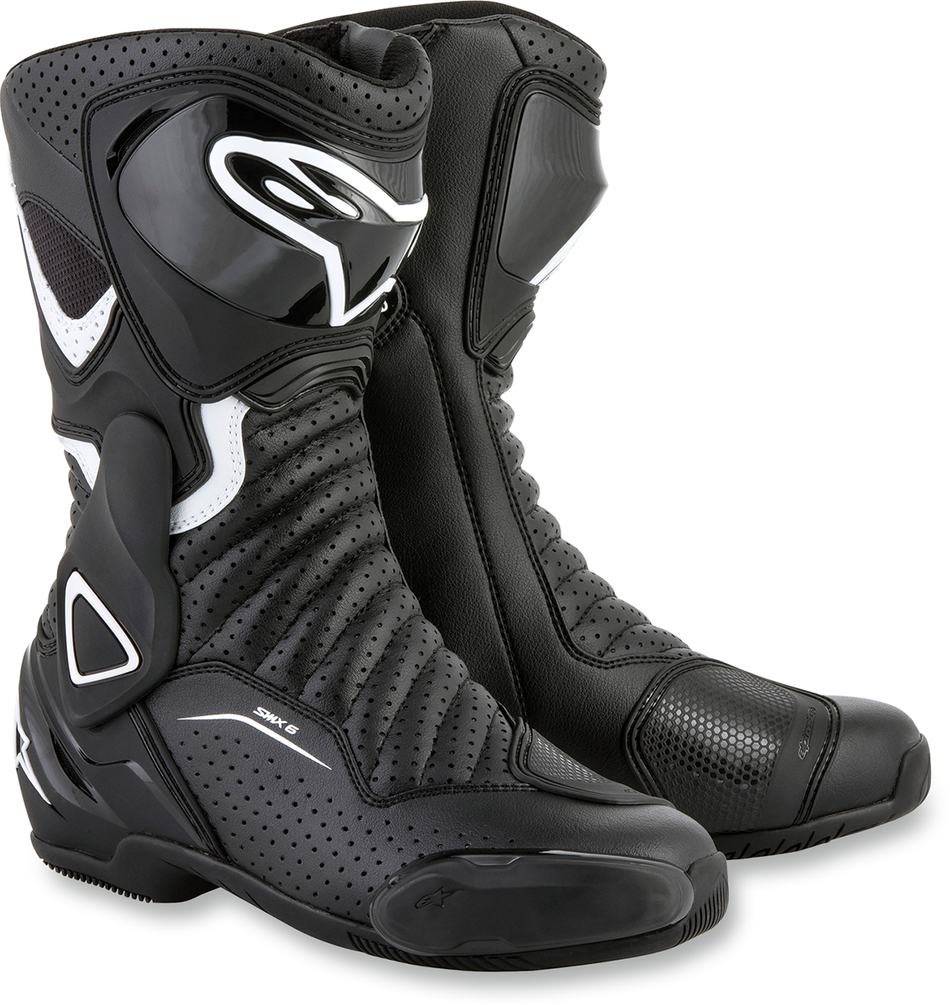 ALPINESTARS SMX-6 v2 Vented Boots - Black/White - US 8 / EU 39 2223117-122-39