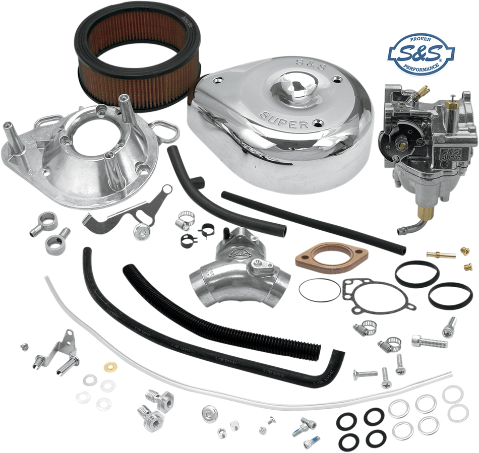 Kit de carburador S&amp;S CYCLE "G" para Big-Twin '93-'99 80" 11-0434