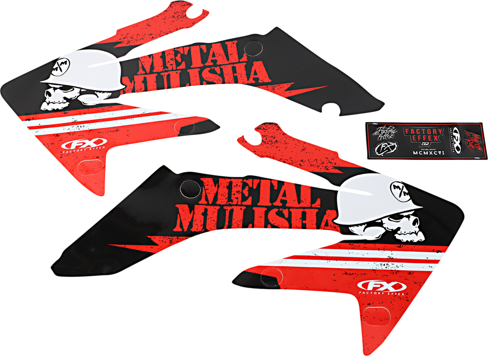 FACTORY EFFEX Metal Mulisha Graphic Kit - Honda 23-11322