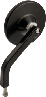 JOKER MACHINE Mirror - No. 7 OE - Side View - Round - Black - Left 03-051-1L