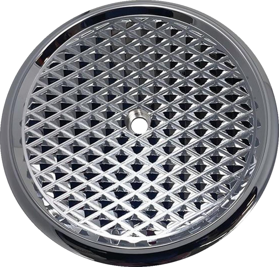 COVINGTONS Air Cleaner Insert - Diamondback - Chrome C3017-C