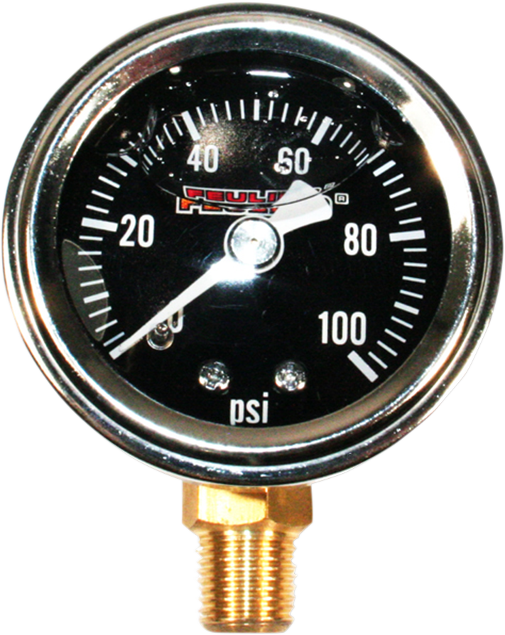 FEULING OIL PUMP CORP. Oil Pressure Gauge - 1.5" Dial - Bottom Port - Black Face 9041