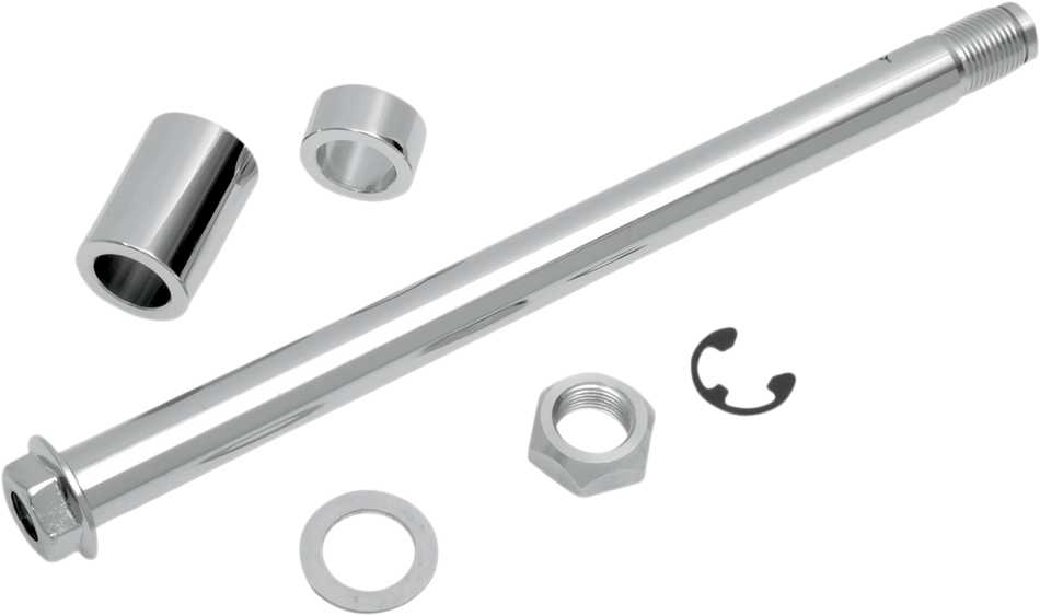 DRAG SPECIALTIES Axle Kit - Rear - Chrome - '08-'17 FXD W16-0337