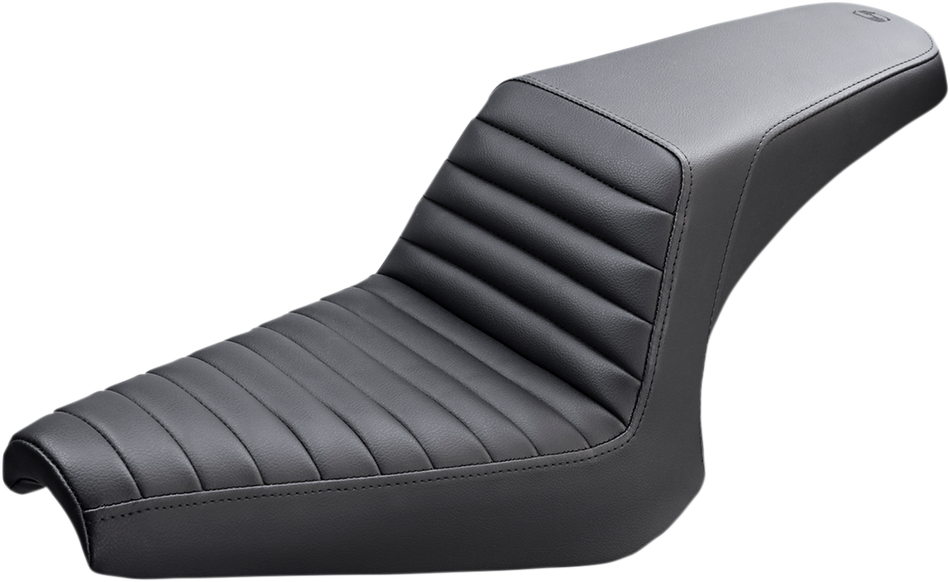 SADDLEMEN Step Up Seat - Front Tuck-n-Roll - Black Y13-16-171