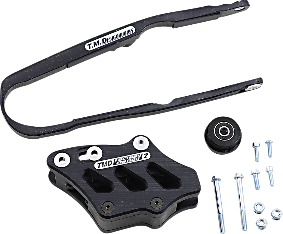 T.M. DESIGNWORKS Chain Guide/Slider - Kawasaki - Black KCP-K10-BK