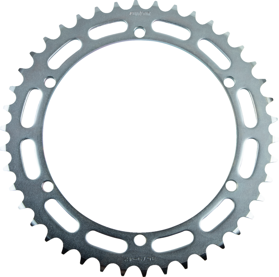 SUNSTAR SPROCKETS Steel Rear Sprocket - 42 Tooth - Yamaha 2-367942