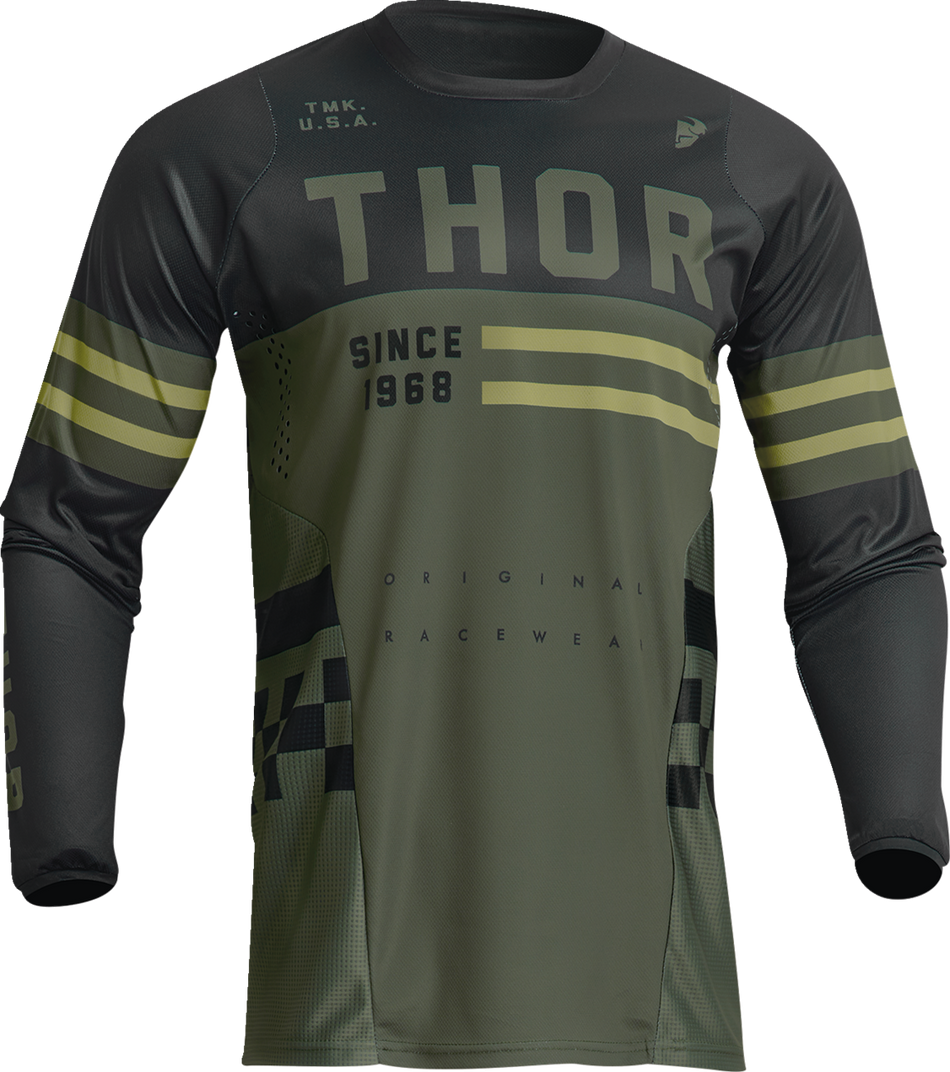 THOR Youth Pulse Combat Jersey - Army - Medium 2912-2182