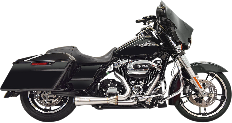 BASSANI XHAUST Short 2:1 Exhaust for FL - Stainless Steel 1F42SS