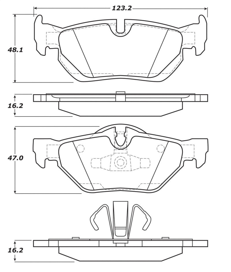 StopTech Street Touring Brake Pads 308.1267