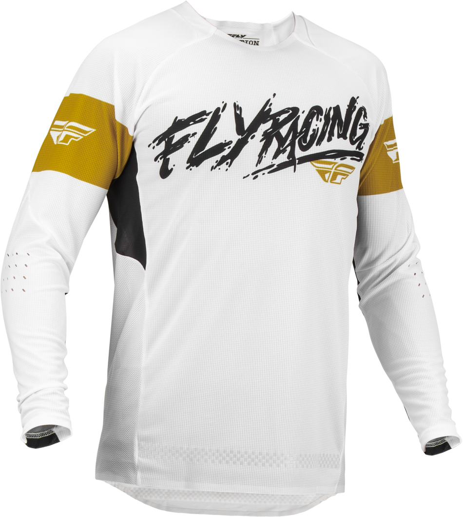 FLY RACING Evolution Dst L.E. Brazen Jersey White/Gold/Black Xl 376-124X