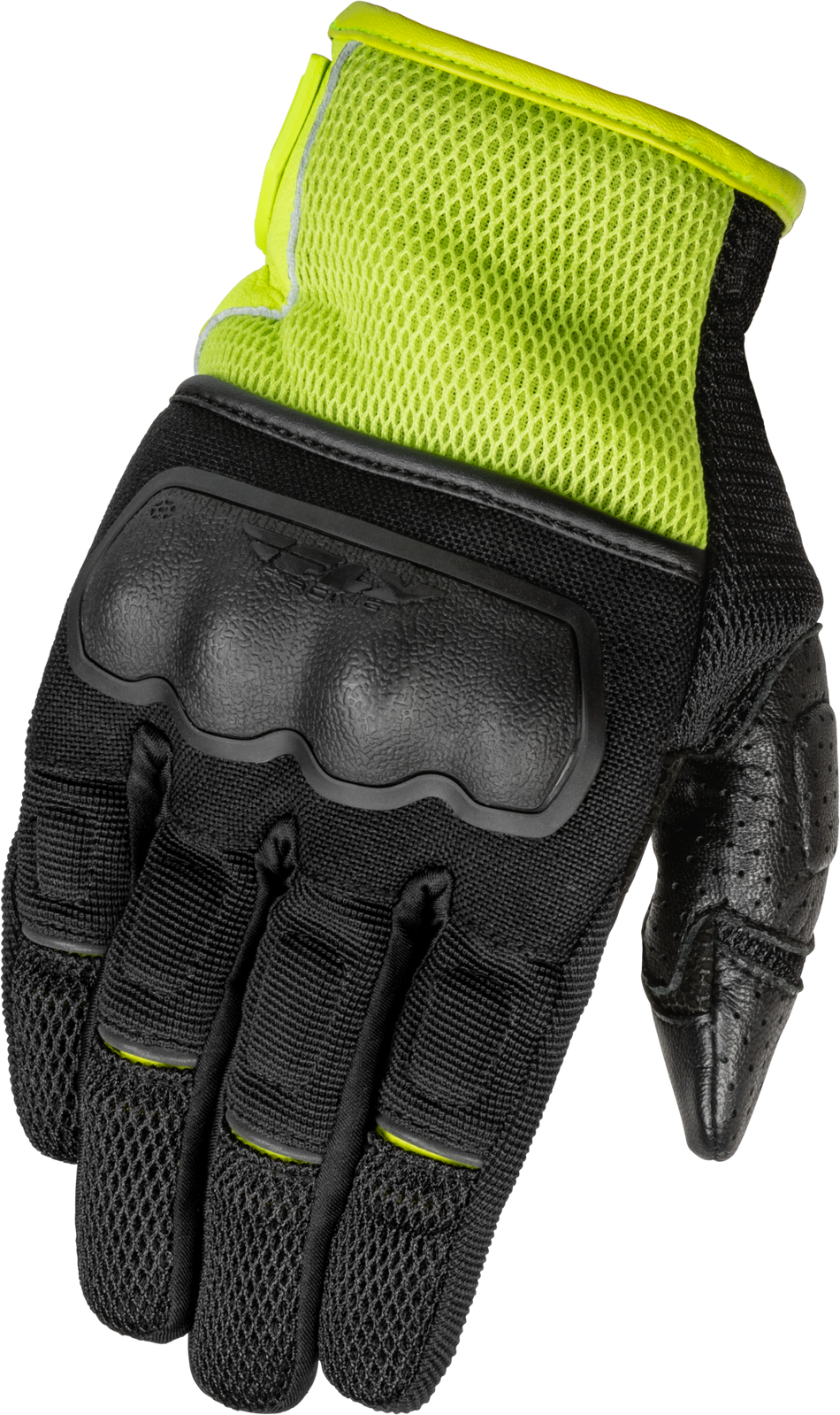 FLY RACING Coolpro Force Gloves Black/Hi-Vis Md 476-4128M