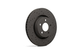 Hawk Talon 2010 Chrysler 300 C RWD / w/Vented Rear Discs Drilled and Slotted Rear Brake Rotor Set KHTC4235
