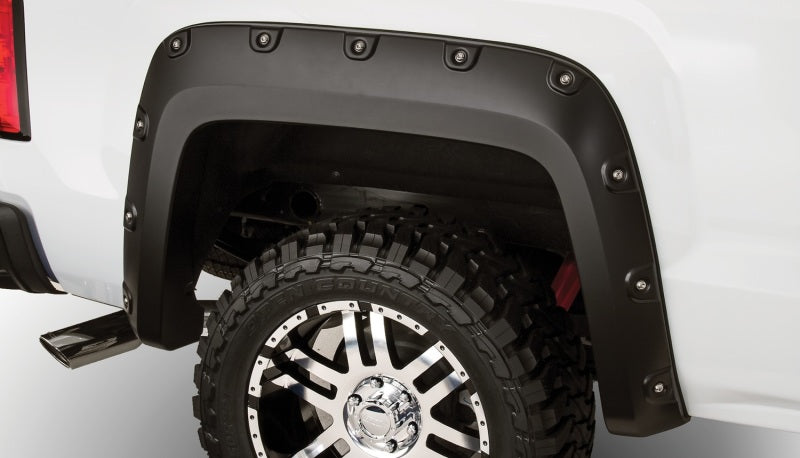 Bushwacker 16-18 GMC Sierra 1500 Boss Pocket Style Flares 4pc - Black 40976-02