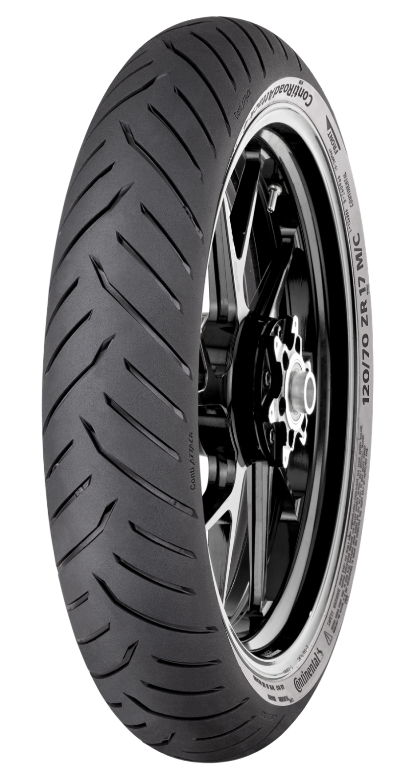 Continental ContiRoadAttack 4 Front Tire - 120/70 ZR17 M/C 58(W) TL 2447050000
