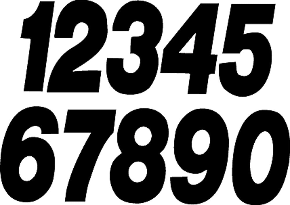 DIRT DIGITS #7 5" Black Super X Digits 3/Pk SX53B-7