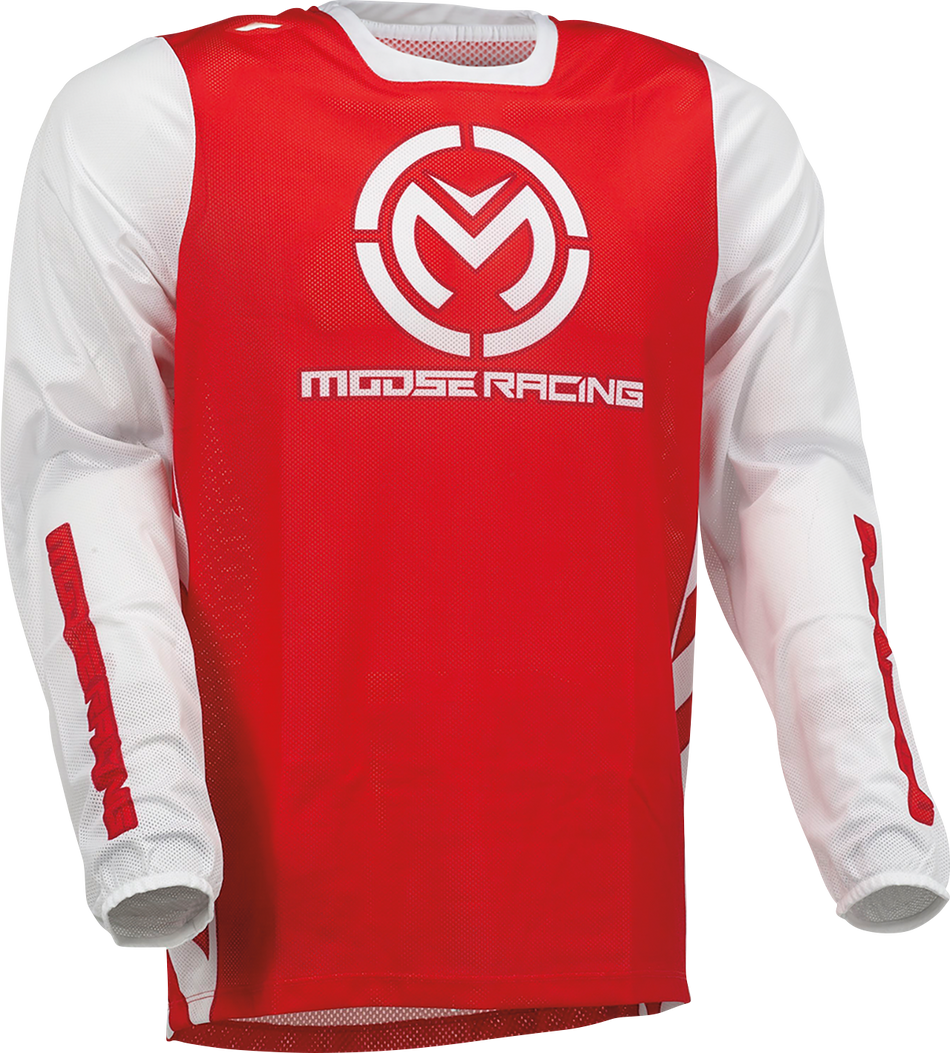 Camiseta MOOSE RACING Sahara - Rojo/Blanco - XL 2910-7429 