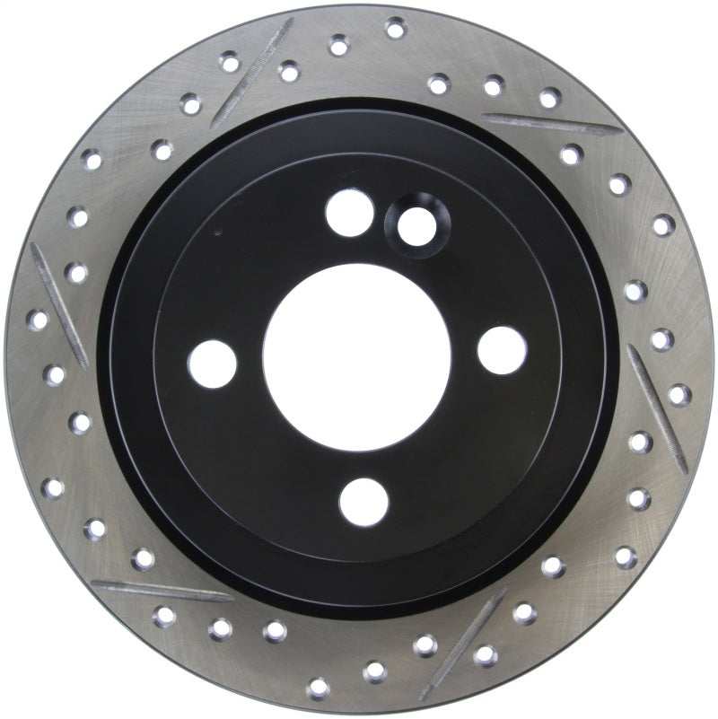 StopTech 07-09 Mini Coooper/Cooper S Slotted & Drilled Right Rear Rotor 127.34094R