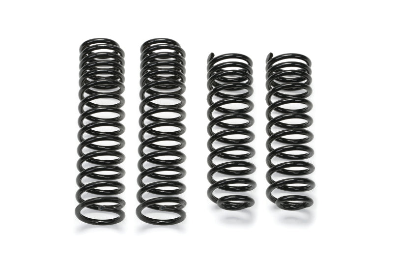 Fabtech 07-18 Jeep JK 4WD 4-Door 5in Front & Rear Long Travel Coil Spring Kit FTS24154