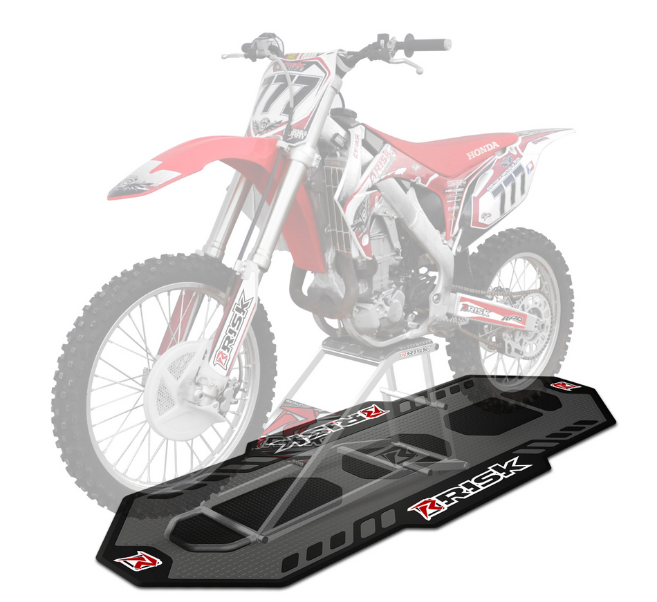 RISK RACING Factory Pit Mat - Gray/Black 244