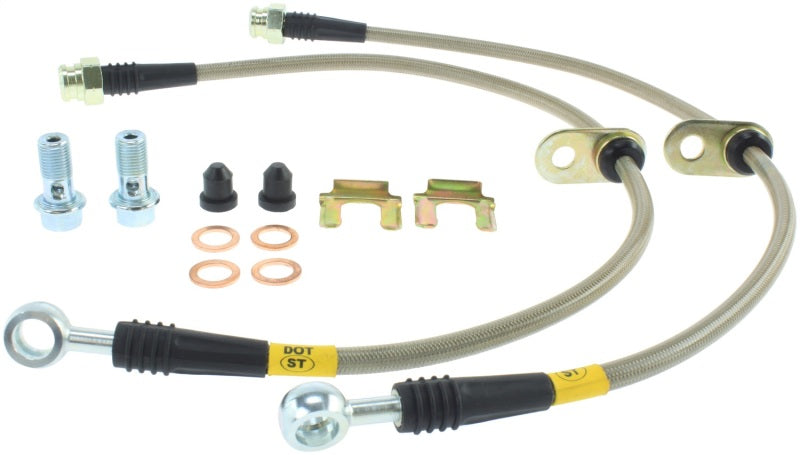 StopTech 02-05 WRX Stainless Steel Front Brake Lines 950.47001