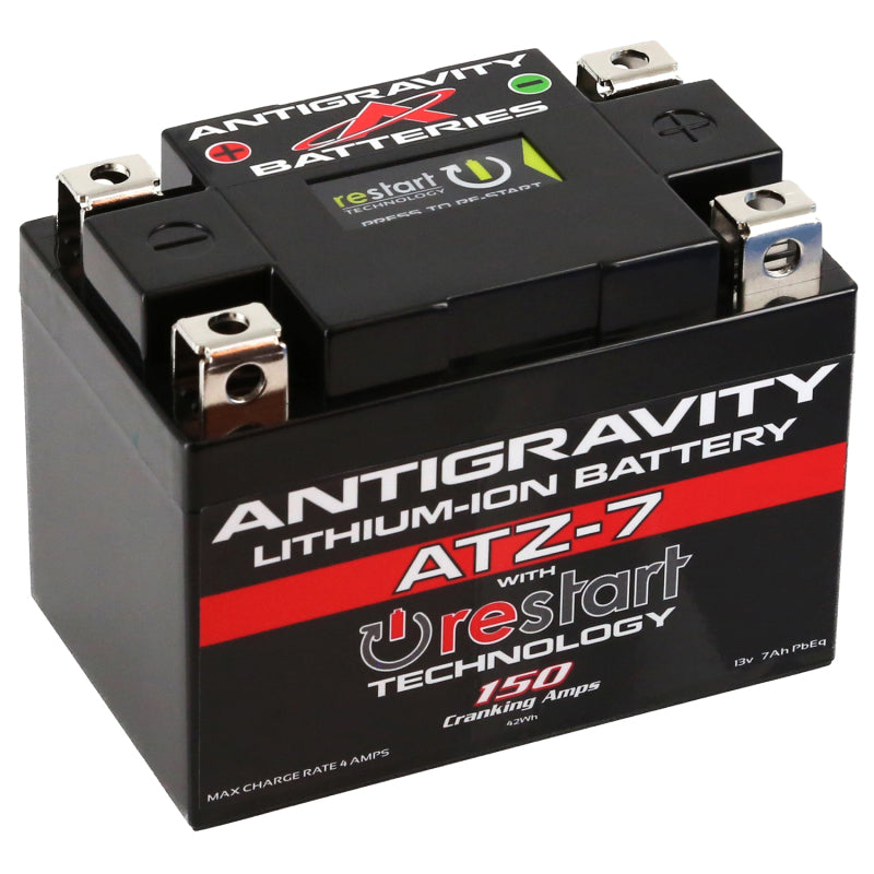 Antigravity YTZ7 Lithium Battery w/Re-Start AG-ATZ7-RS